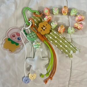 Baby Three Love Chain Time Keychain